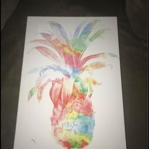 pineapple canvas painting